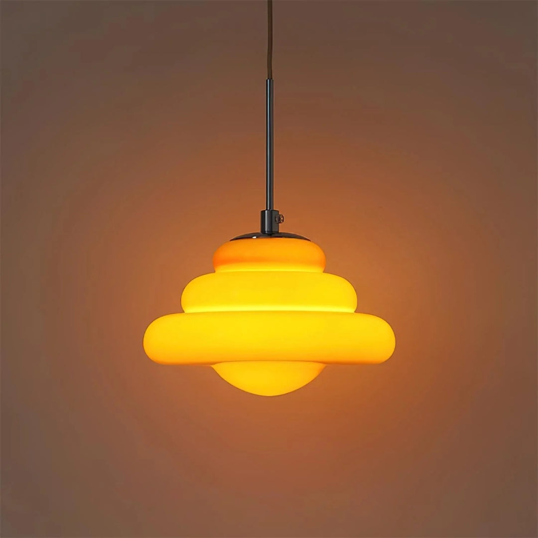 Retro Glazen Hanglamp