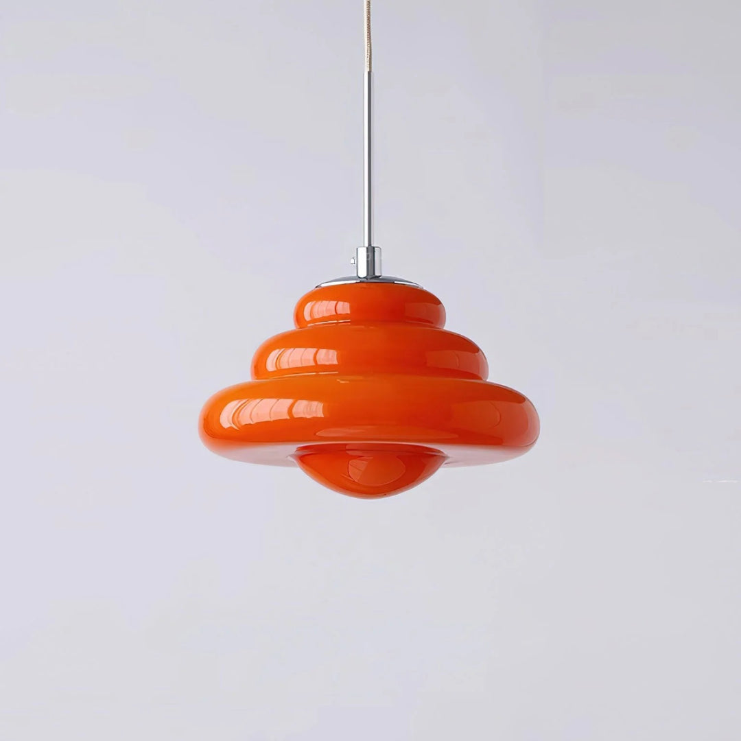 Retro Glazen Hanglamp