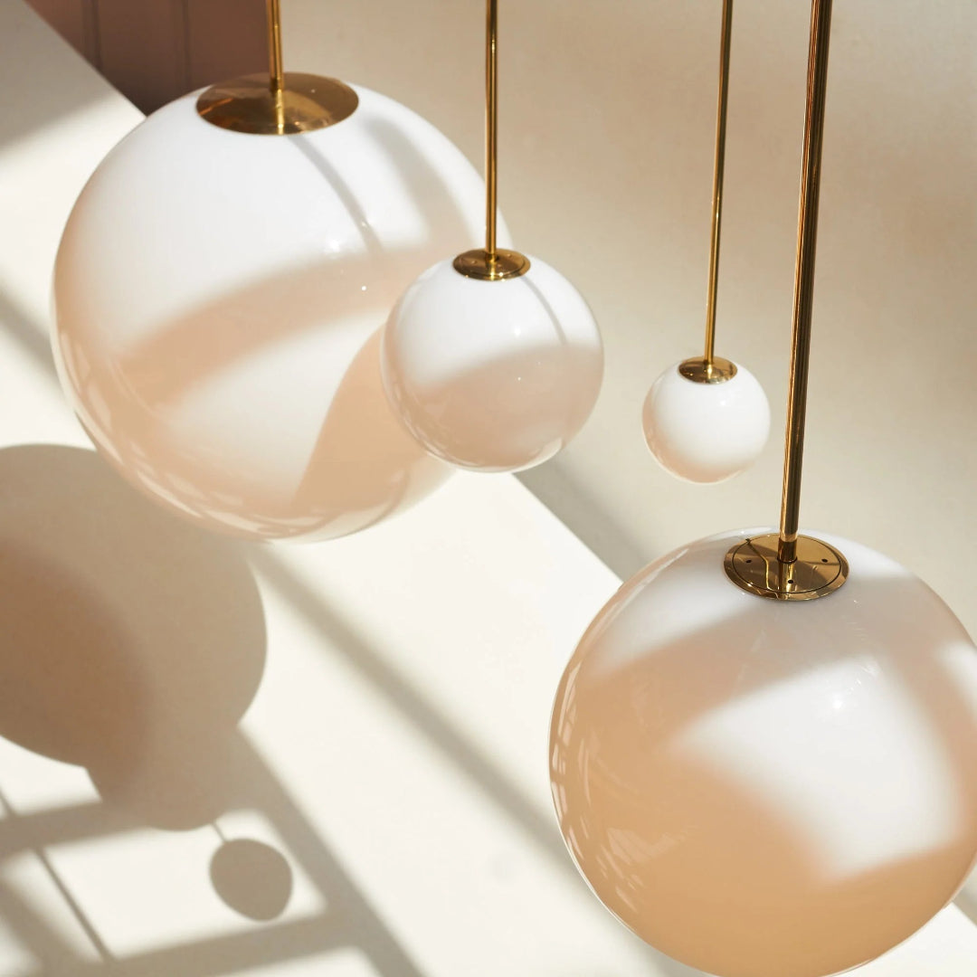 Minimalistische Ronde Glazen Hanglamp