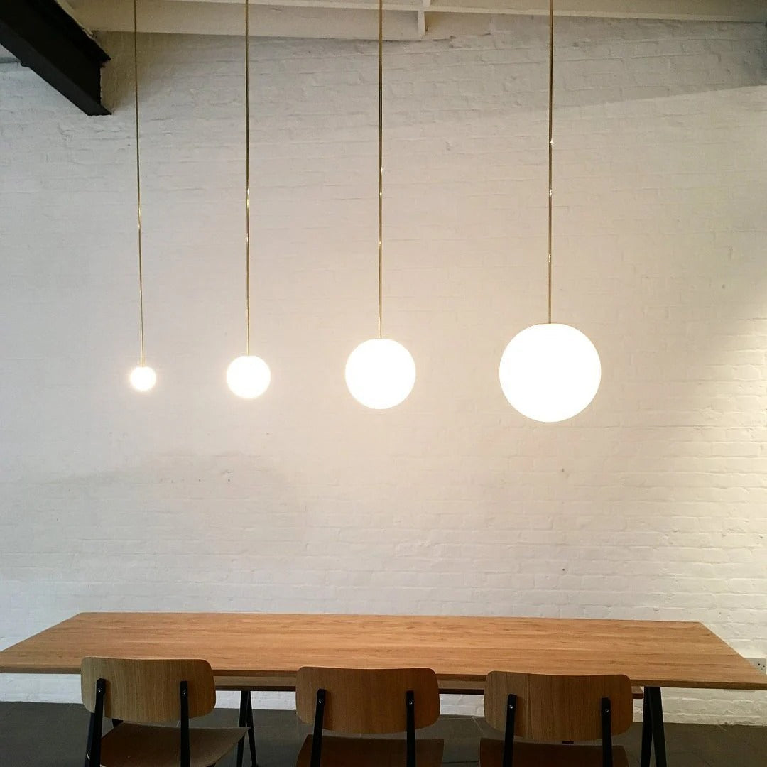 Minimalistische Ronde Glazen Hanglamp