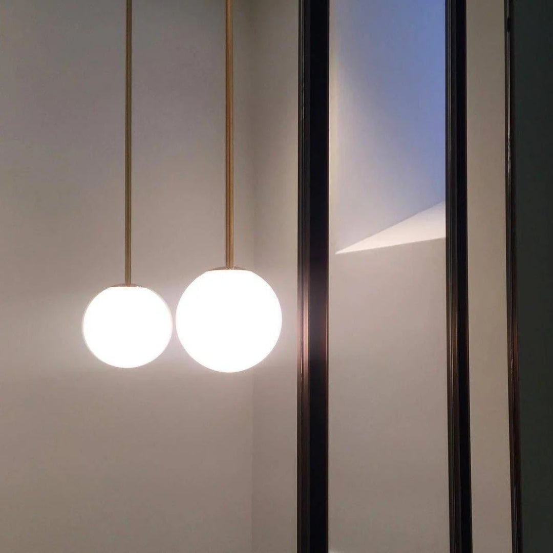 Minimalistische Ronde Glazen Hanglamp