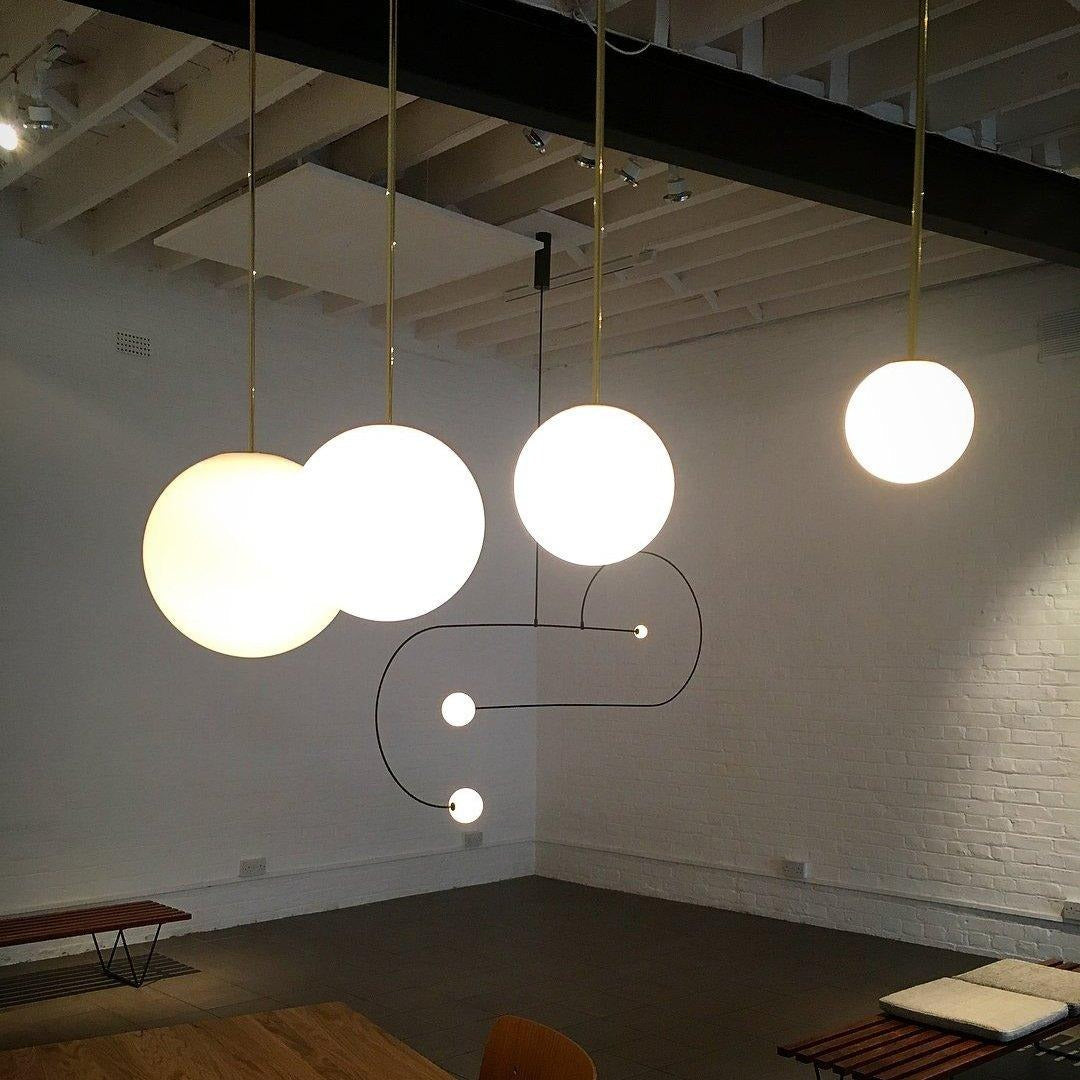 Minimalistische Ronde Glazen Hanglamp