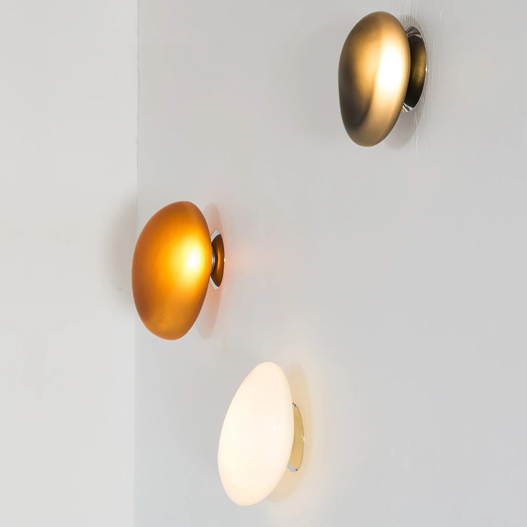 Ovale Glazen Wandlamp