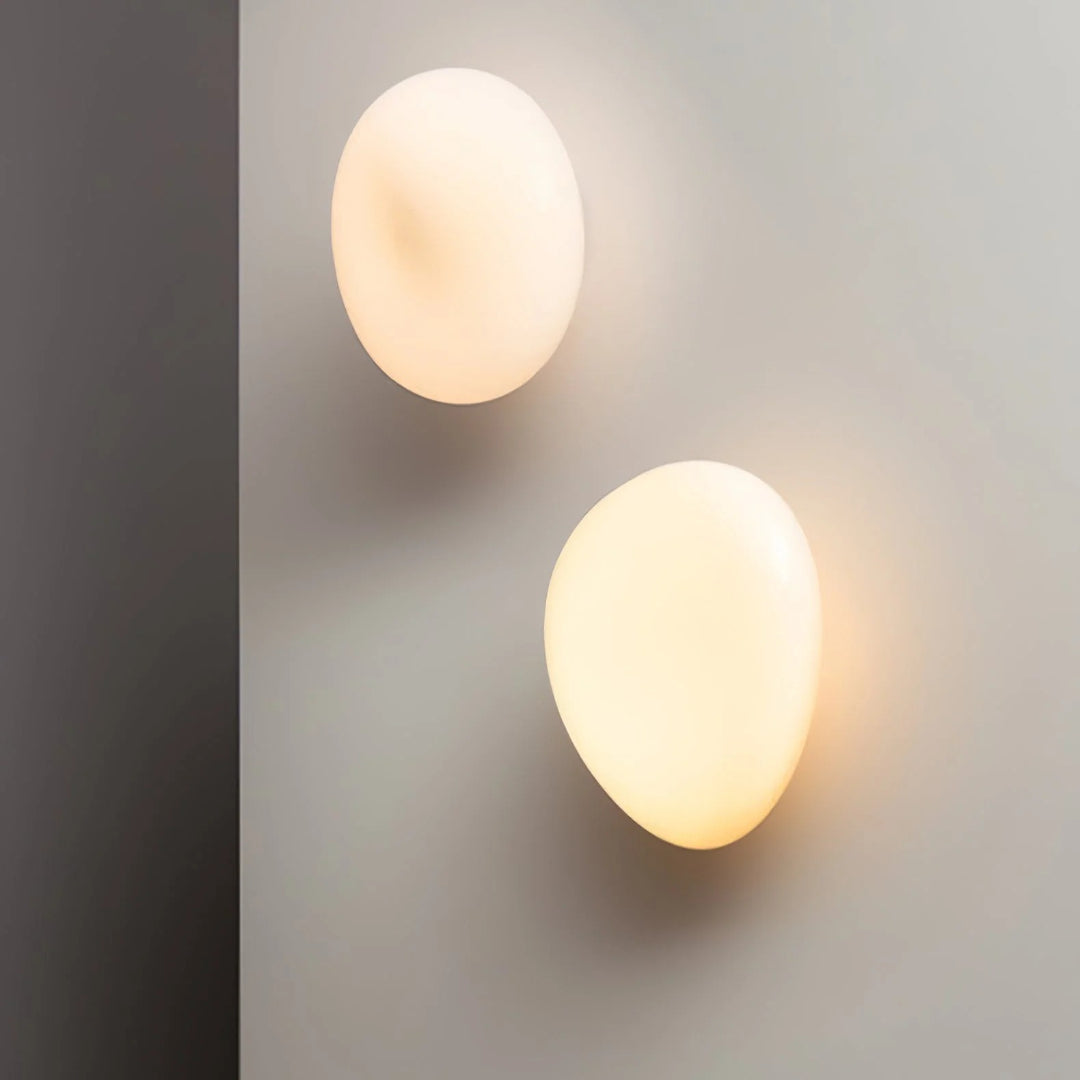 Ovale Glazen Wandlamp