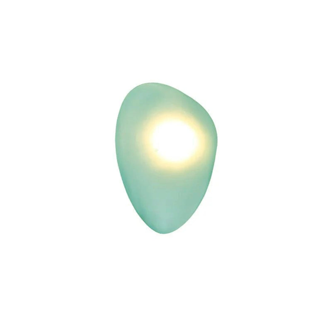 Ovale Glazen Wandlamp