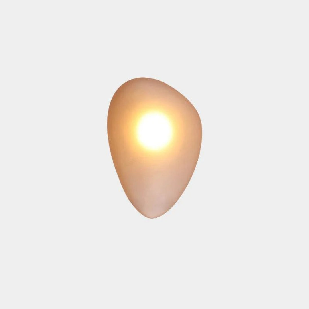 Ovale Glazen Wandlamp