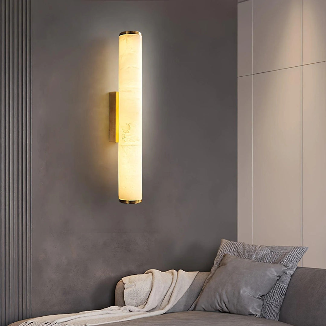Verticale Marmeren Wandlamp