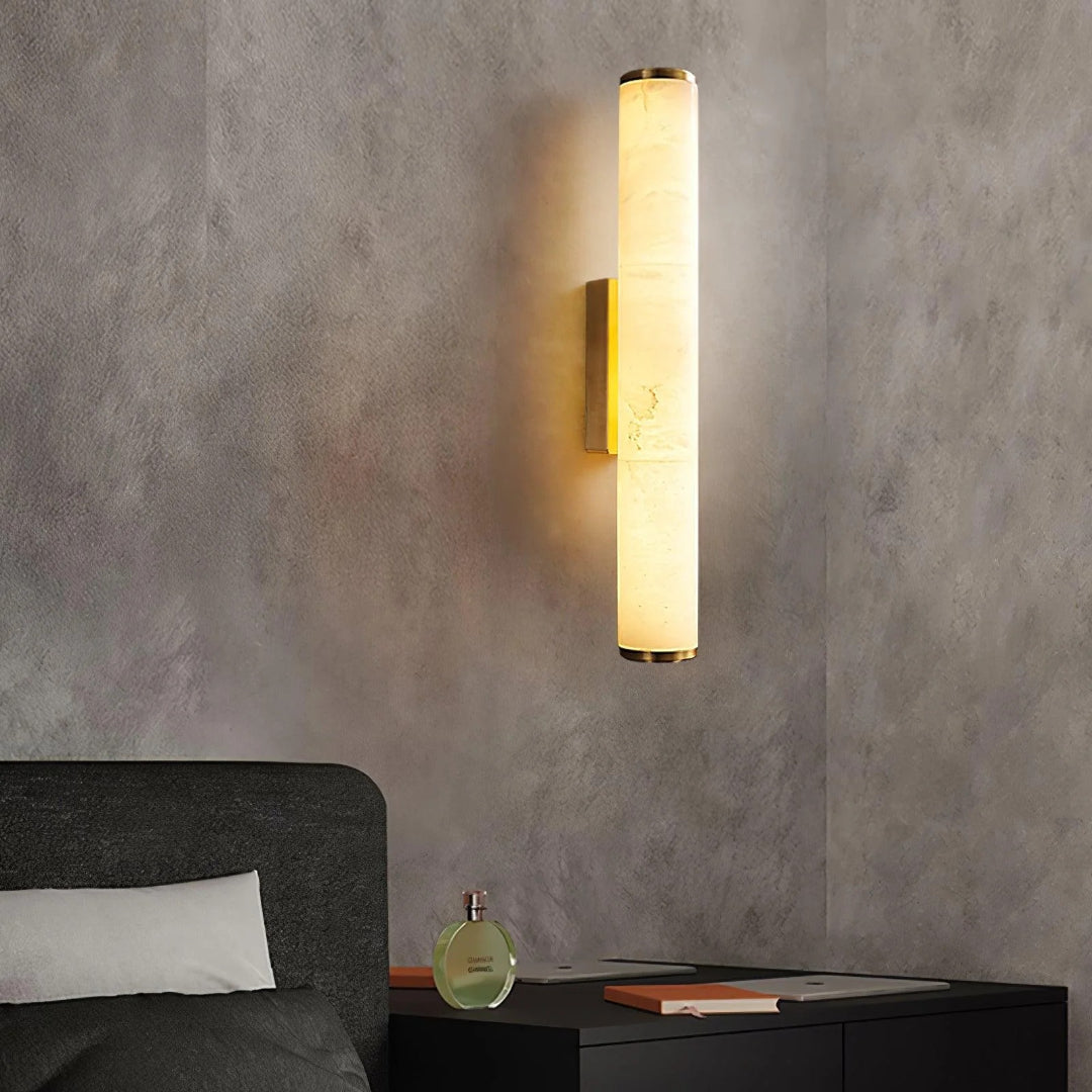 Verticale Marmeren Wandlamp