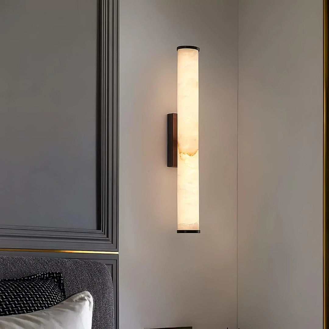 Verticale Marmeren Wandlamp
