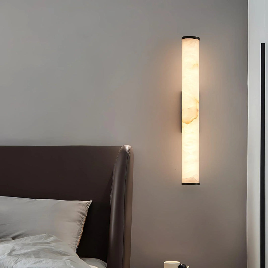 Verticale Marmeren Wandlamp