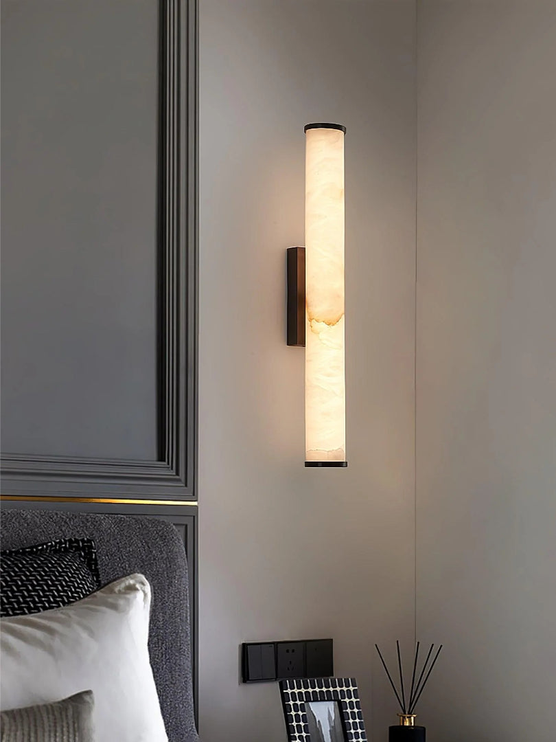 Verticale Marmeren Wandlamp