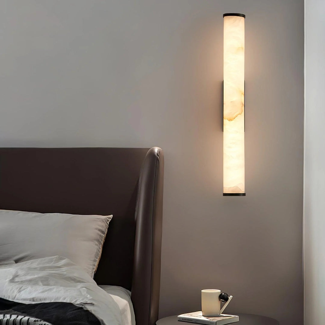Verticale Marmeren Wandlamp