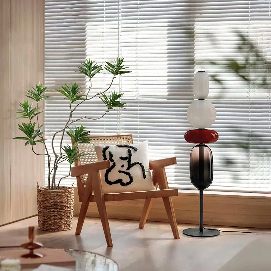Moderne Glazen Vloerlamp
