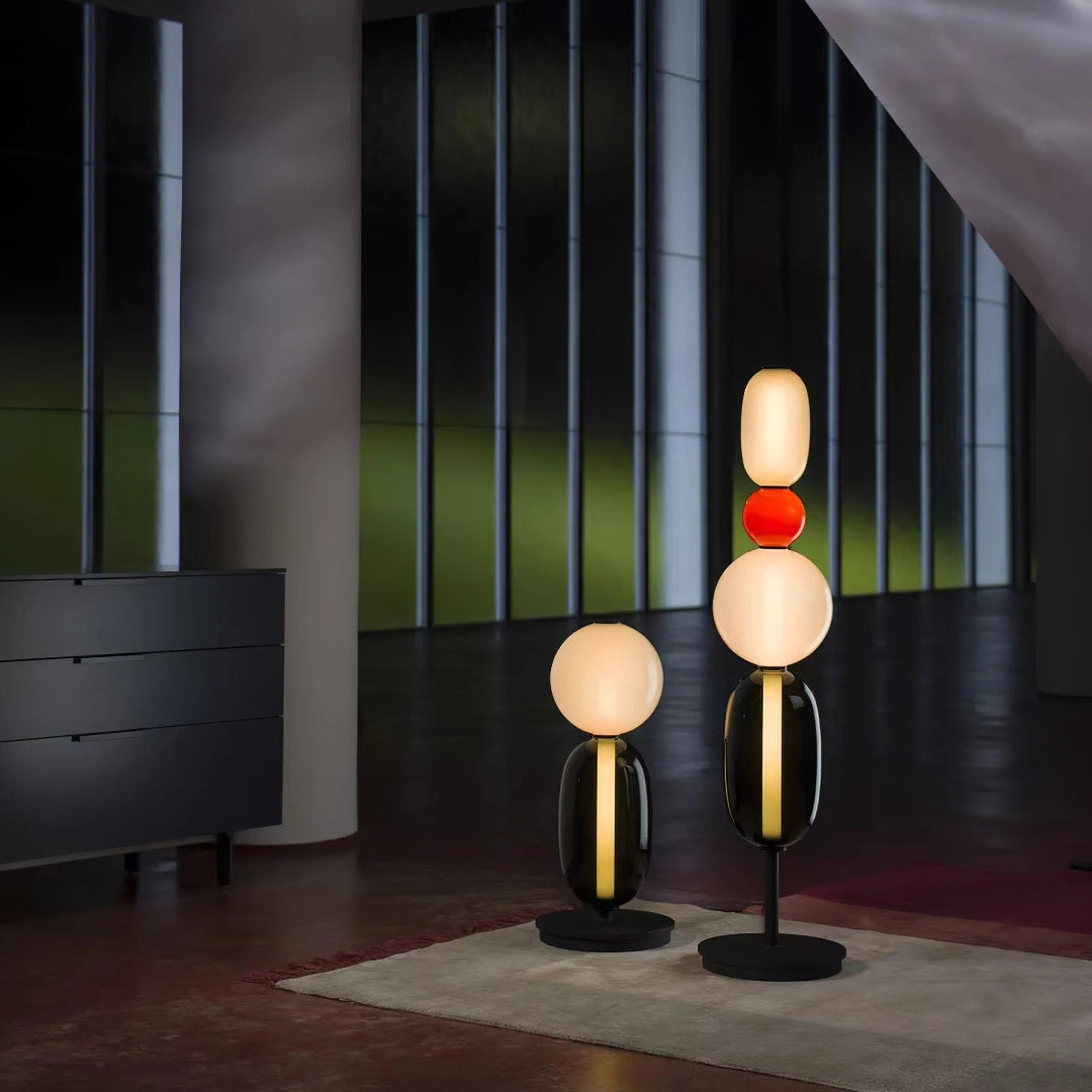 Moderne Glazen Vloerlamp