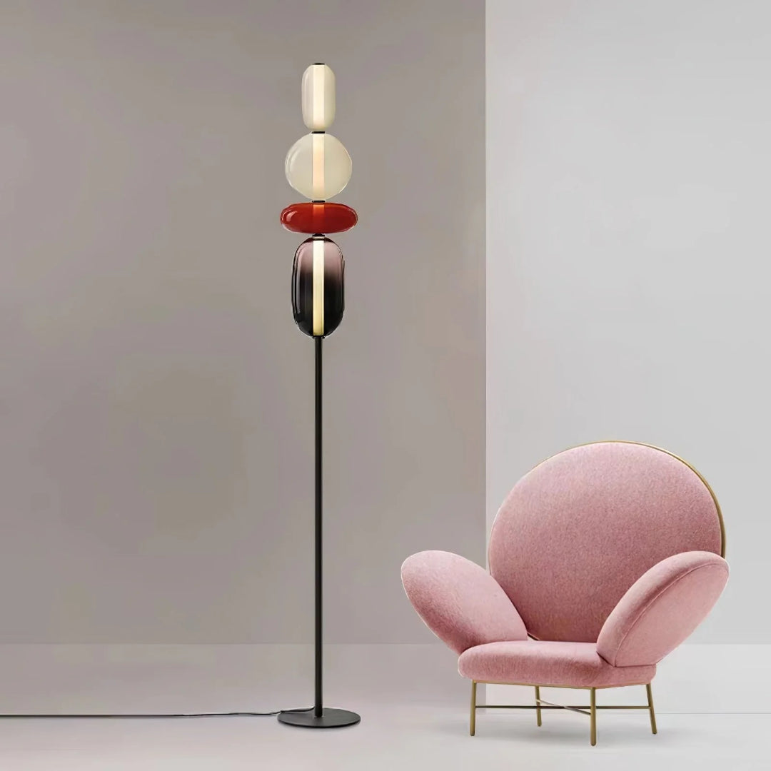 Moderne Glazen Vloerlamp