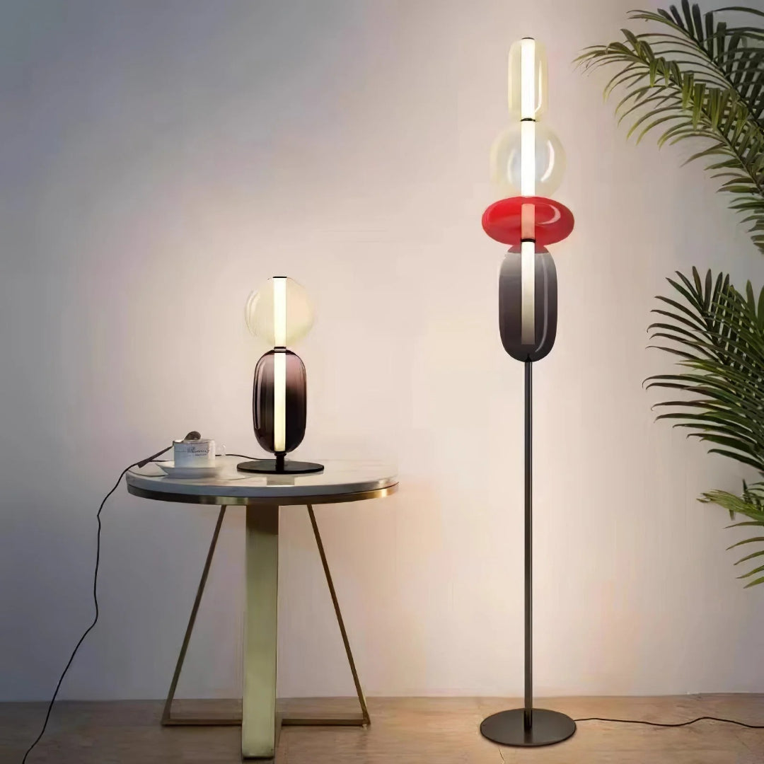 Moderne Glazen Vloerlamp