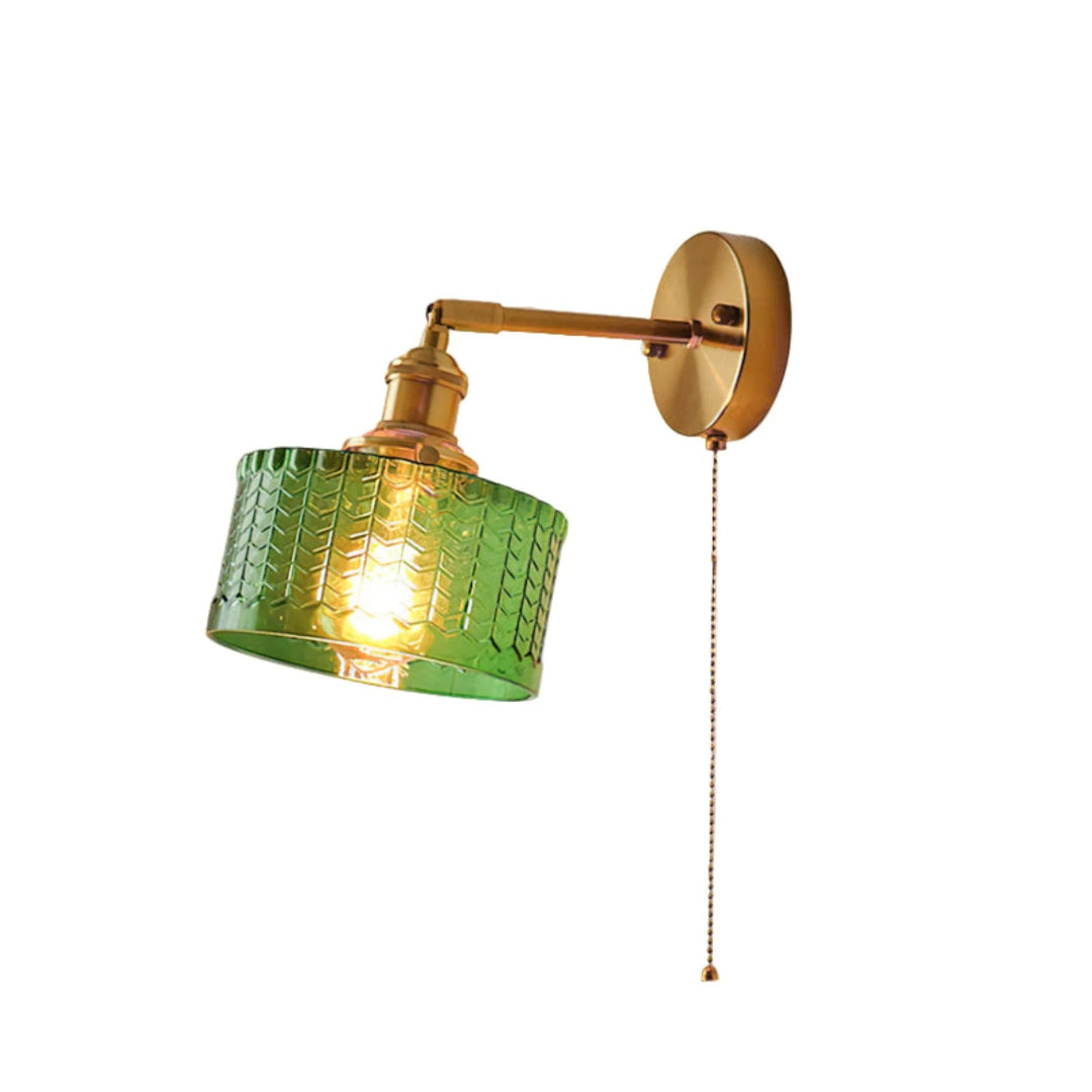 Getextureerde Glazen Wandlamp