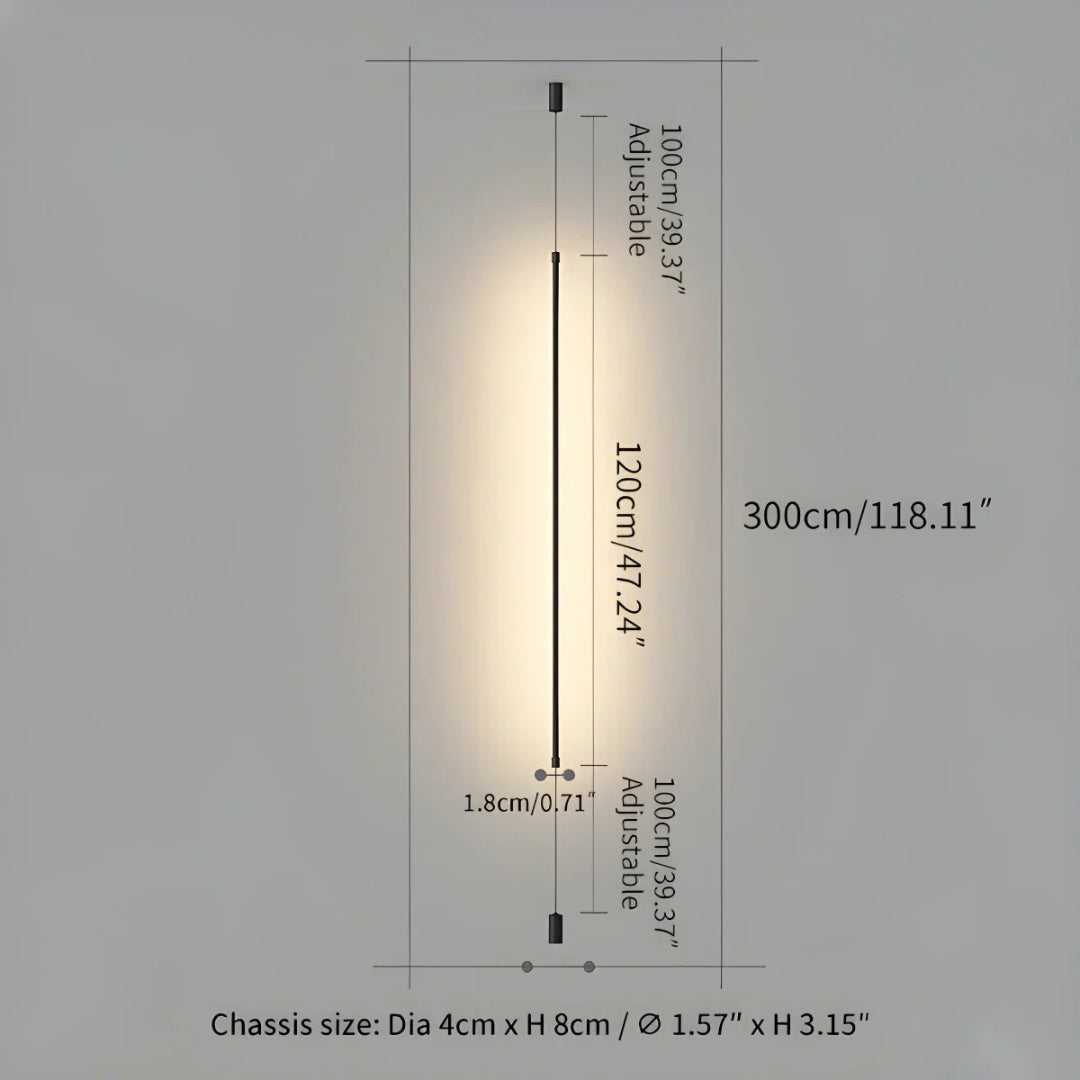 Moderne Lineaire LED Vloerlamp