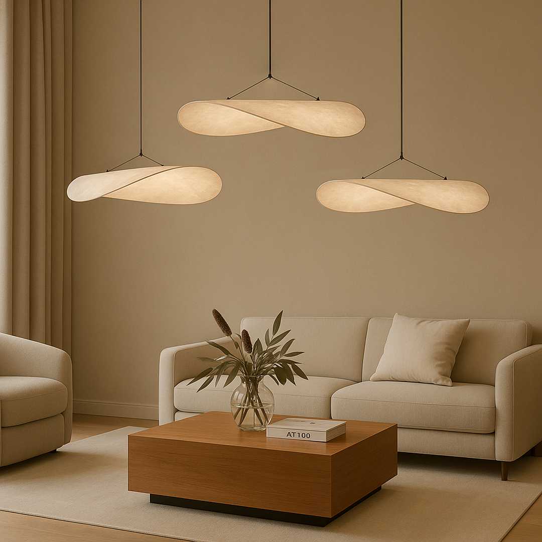 Stoffen Sculpturale Hanglamp