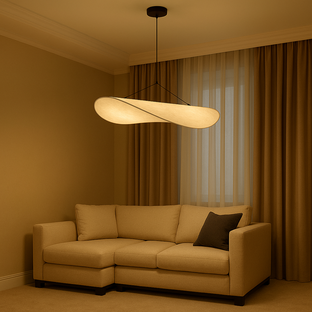Stoffen Sculpturale Hanglamp
