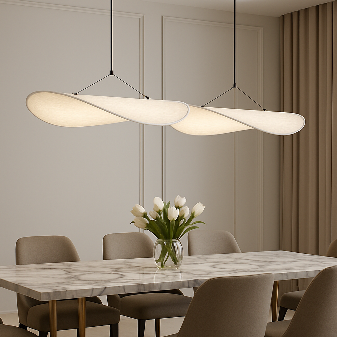Stoffen Sculpturale Hanglamp