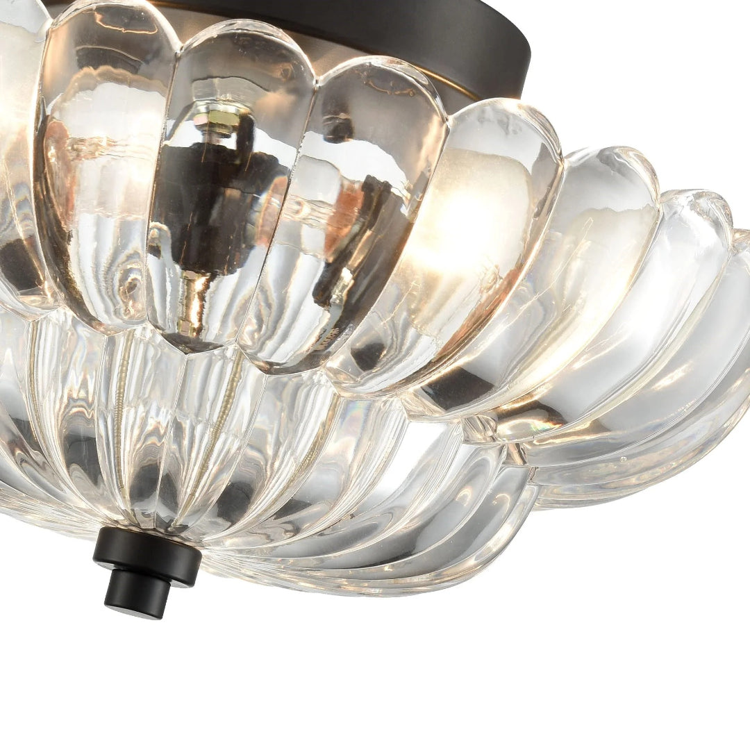 Vintage Glazen Plafondlamp