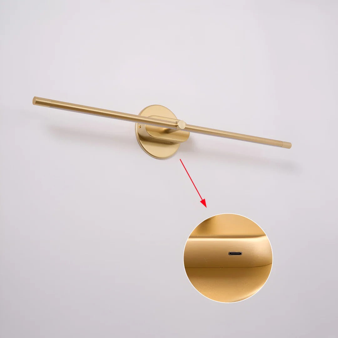 Moderne slanke LED-wandlamp
