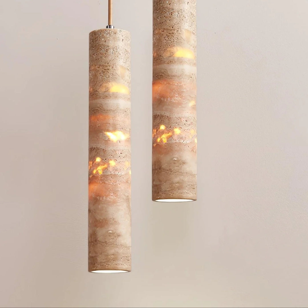 Cilinder Natuurstenen Hanglamp