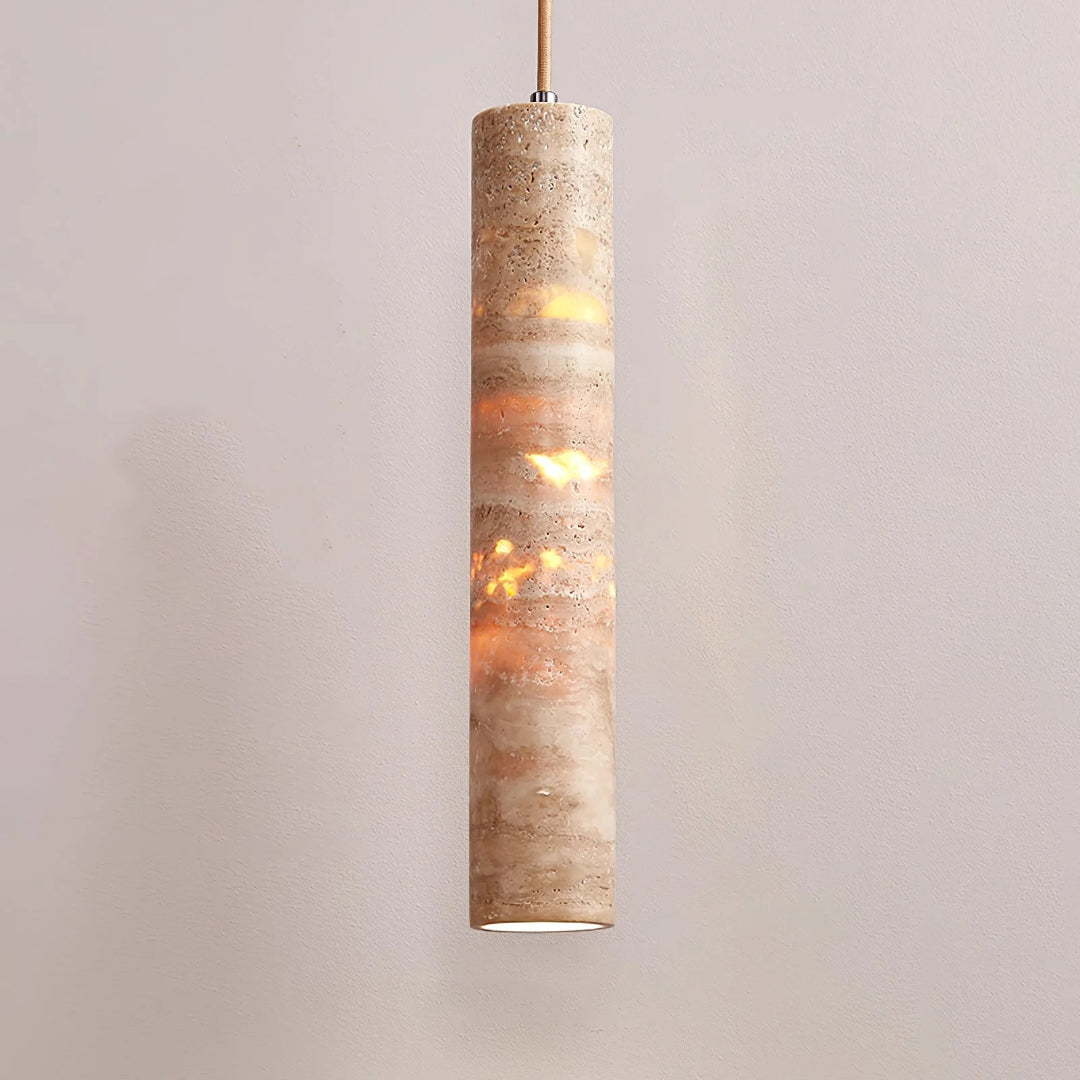 Cilinder Natuurstenen Hanglamp