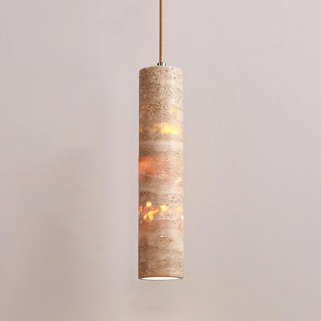 Cilinder Natuurstenen Hanglamp