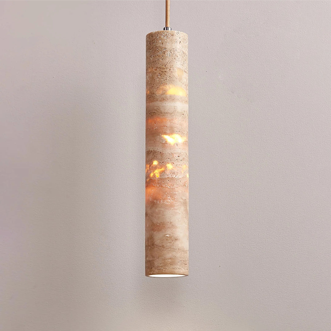 Cilinder Natuurstenen Hanglamp