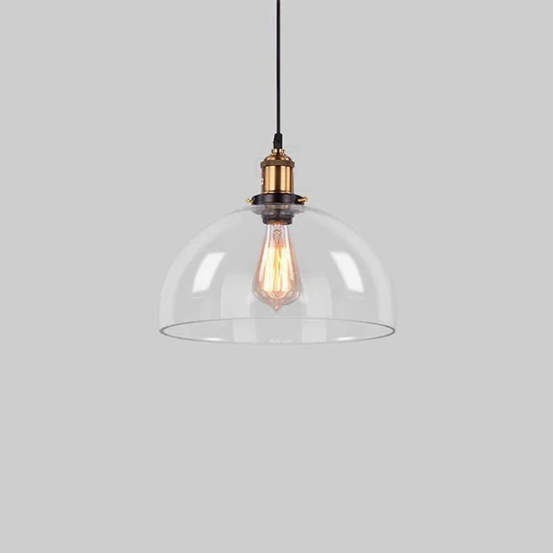 Industriële Glazen Hanglamp