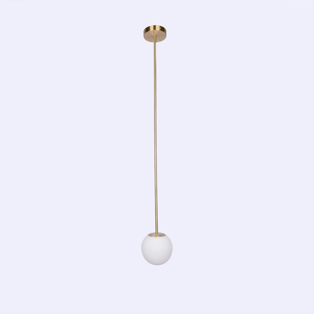 Minimalistische Ronde Glazen Hanglamp