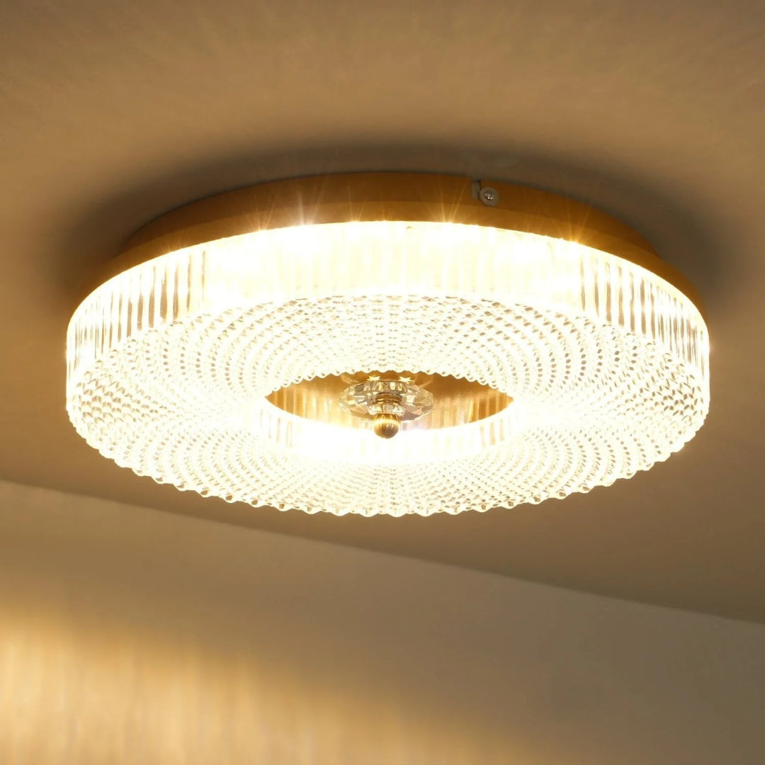 Kristallen Ronde Plafondlamp