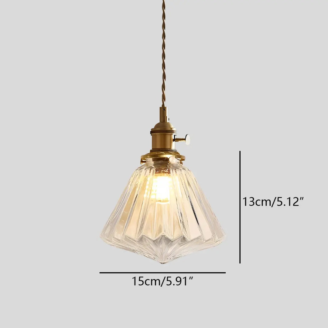 Klassieke Glazen Hanglamp