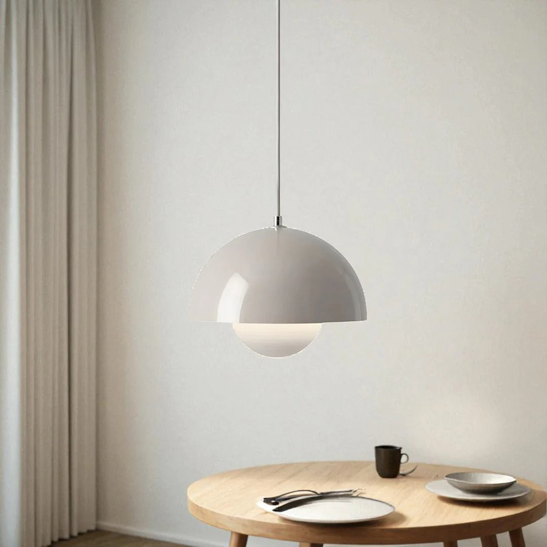 Scandinavische metalen hanglamp