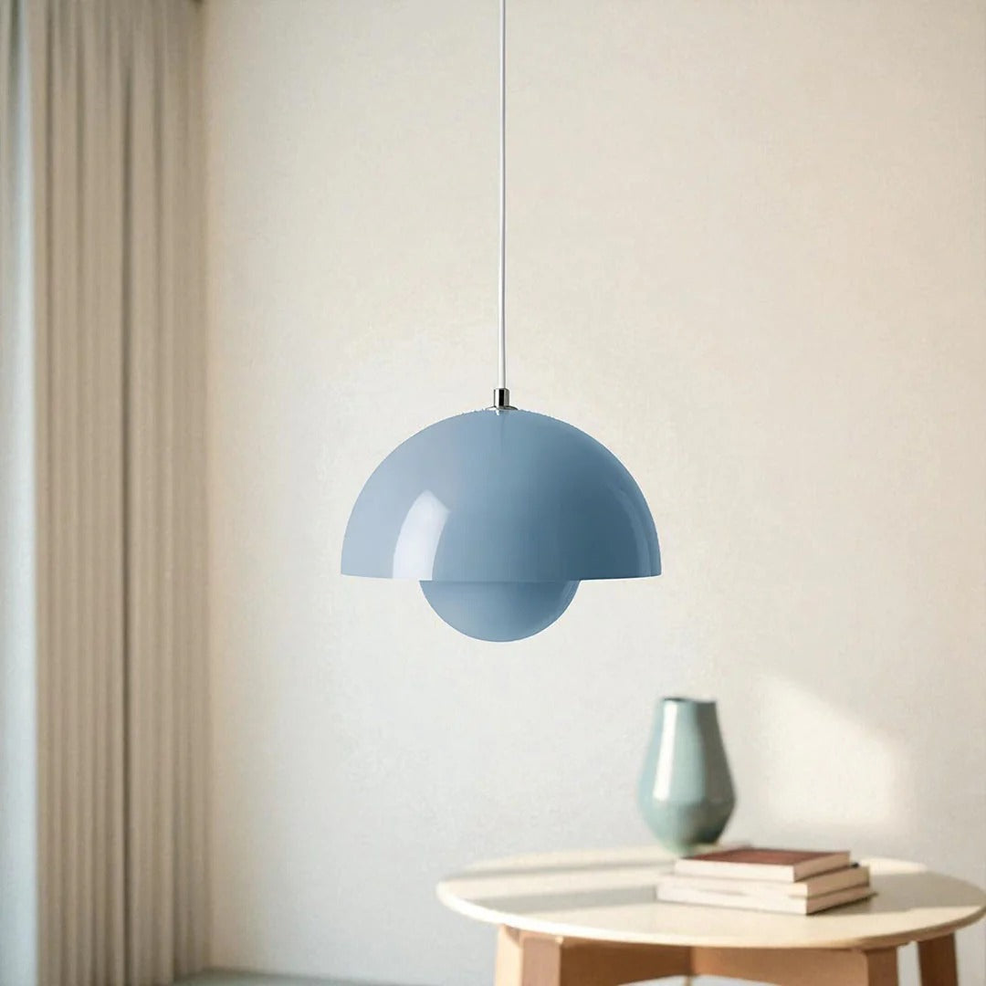 Scandinavische metalen hanglamp