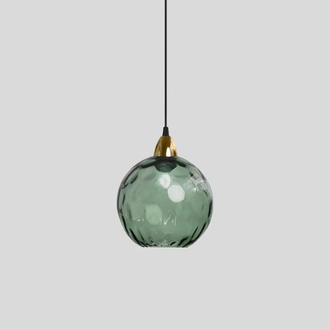 Hedendaagse Getextureerde Glazen Hanglamp