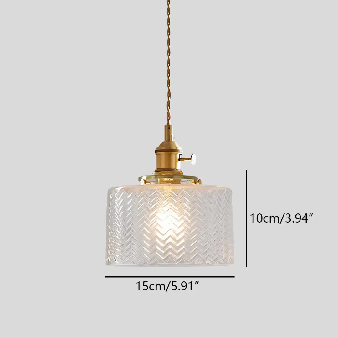 Klassieke Glazen Hanglamp