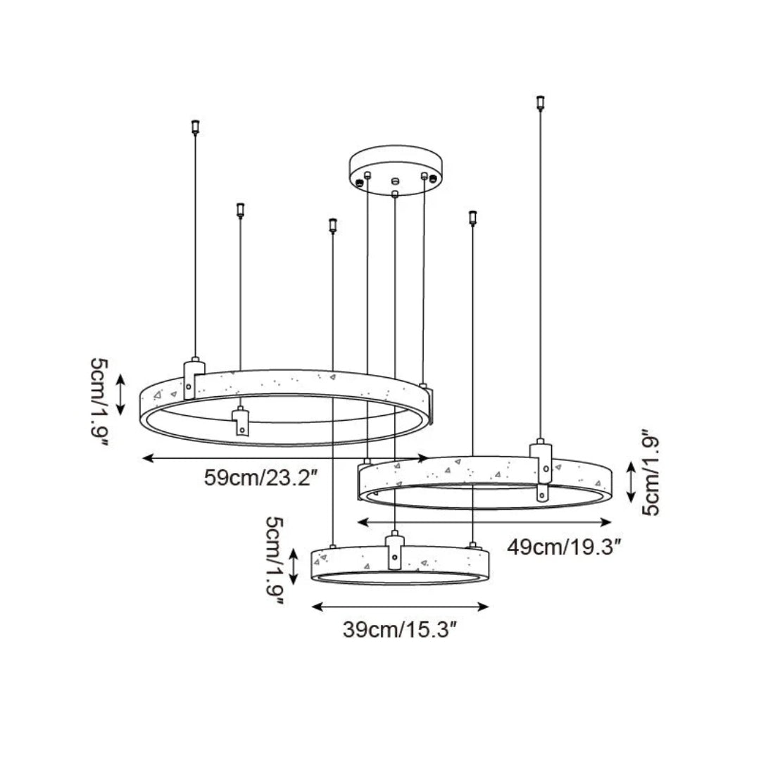 Stenen Ring Hanglamp