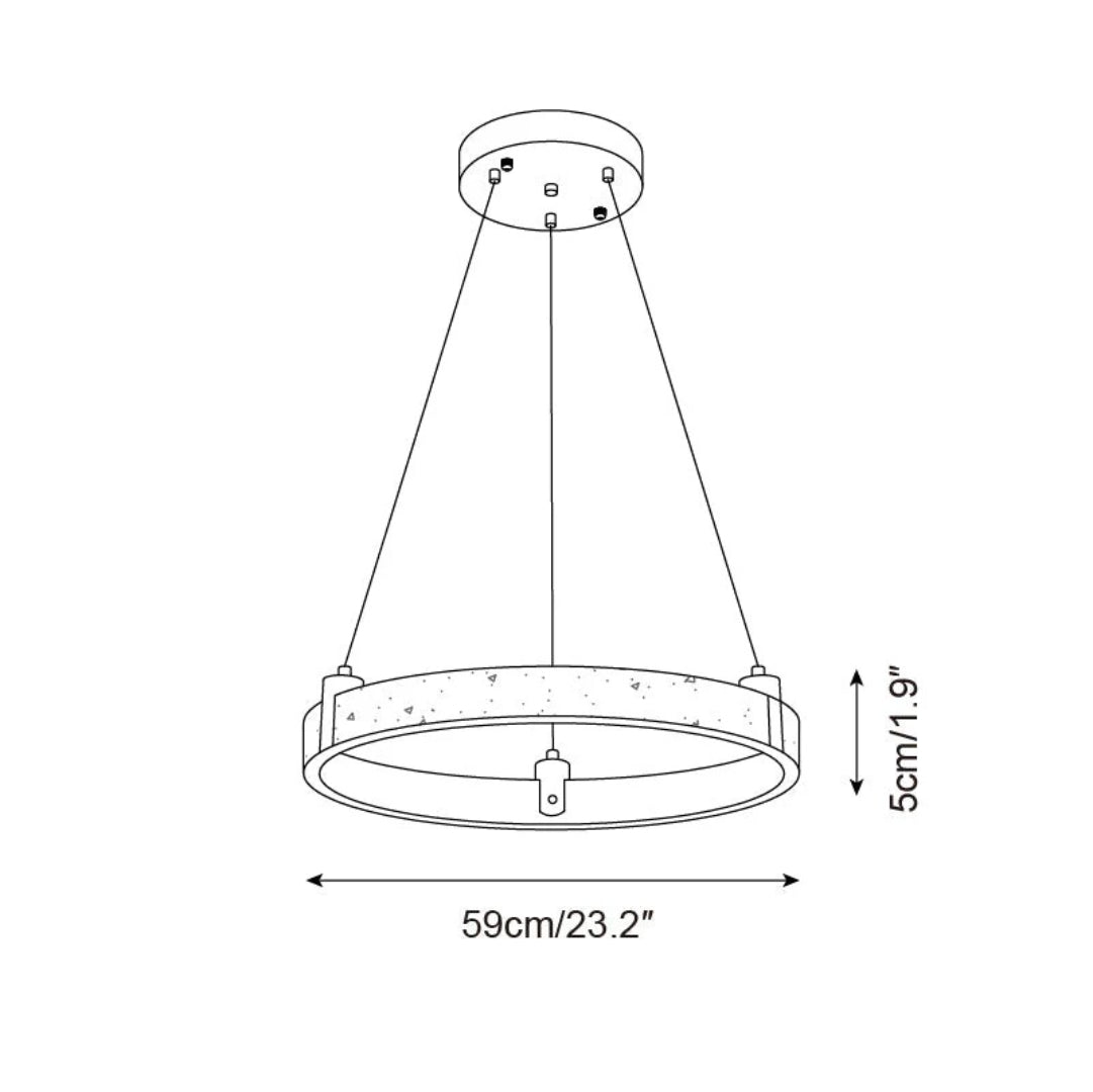 Stenen Ring Hanglamp