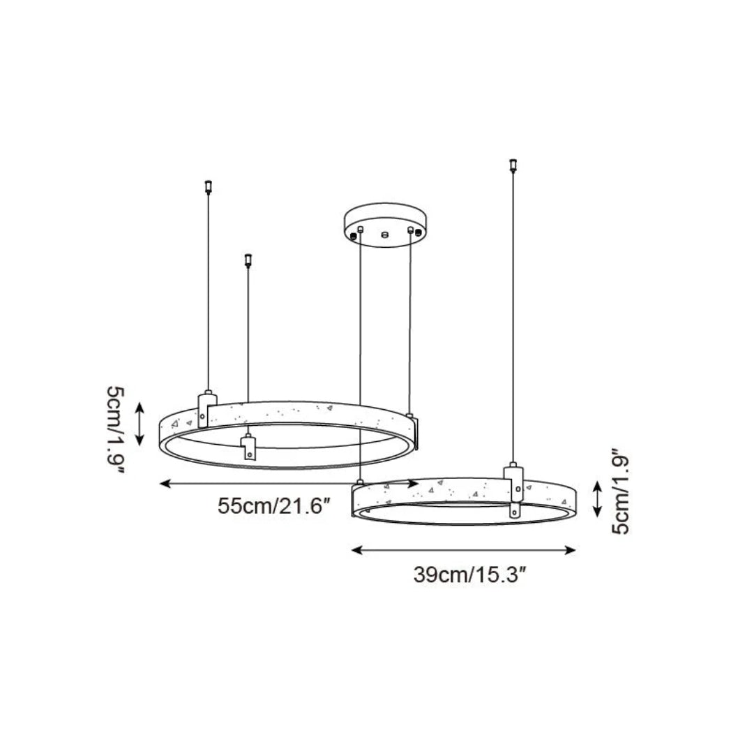 Stenen Ring Hanglamp