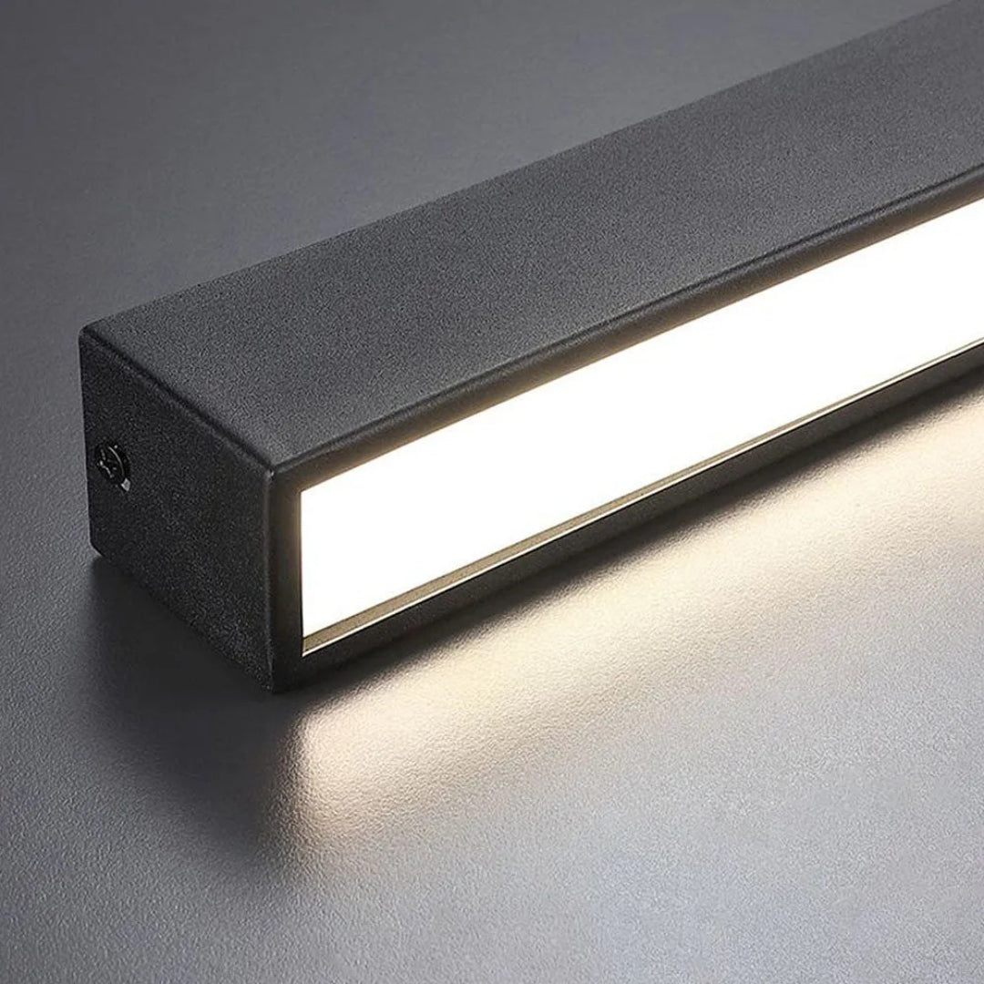 Minimalistische Lineaire Metalen Plafondlamp