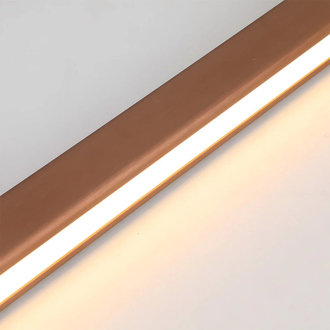 Lineaire LED metalen hanglamp