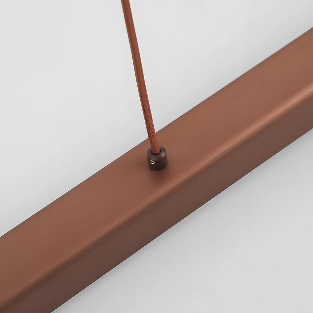 Lineaire LED metalen hanglamp