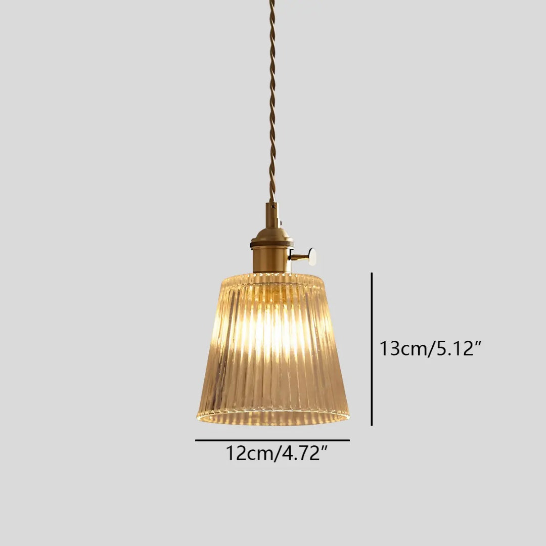 Klassieke Glazen Hanglamp
