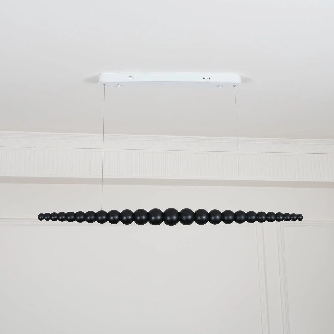 Minimalistische Houten Kralen Hanglamp