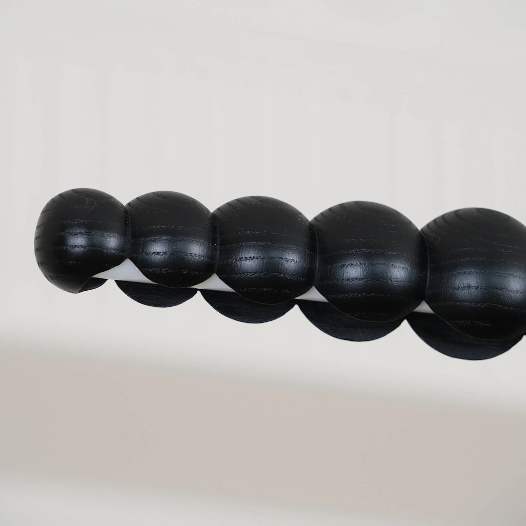 Minimalistische Houten Kralen Hanglamp