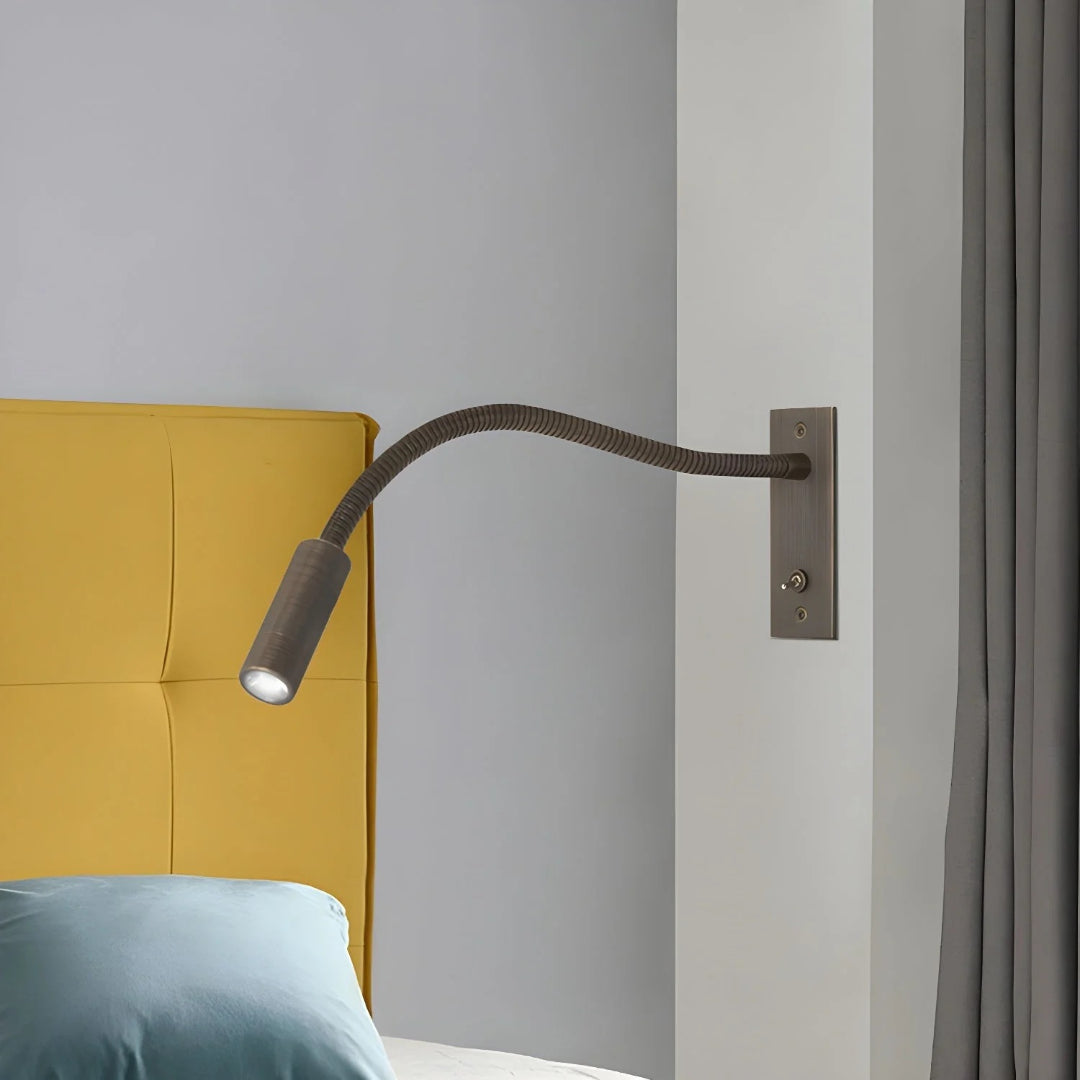 Verstelbare zwanenhals wandlamp