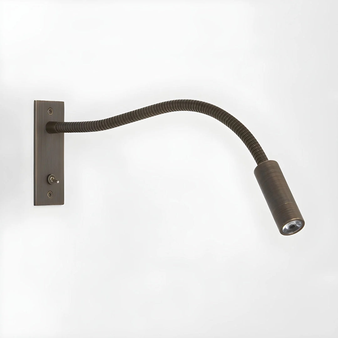 Verstelbare zwanenhals wandlamp